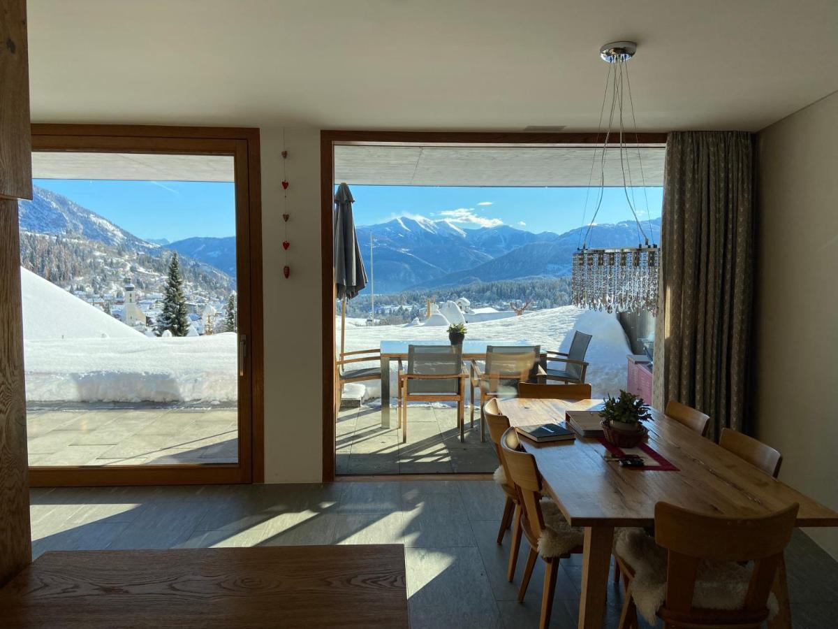 Casa Admisa, Spektakulaere Aussicht, Ski In And Out, Hochwertige Einrichtung, Valserstein Und Eiche Флимс Екстериор снимка