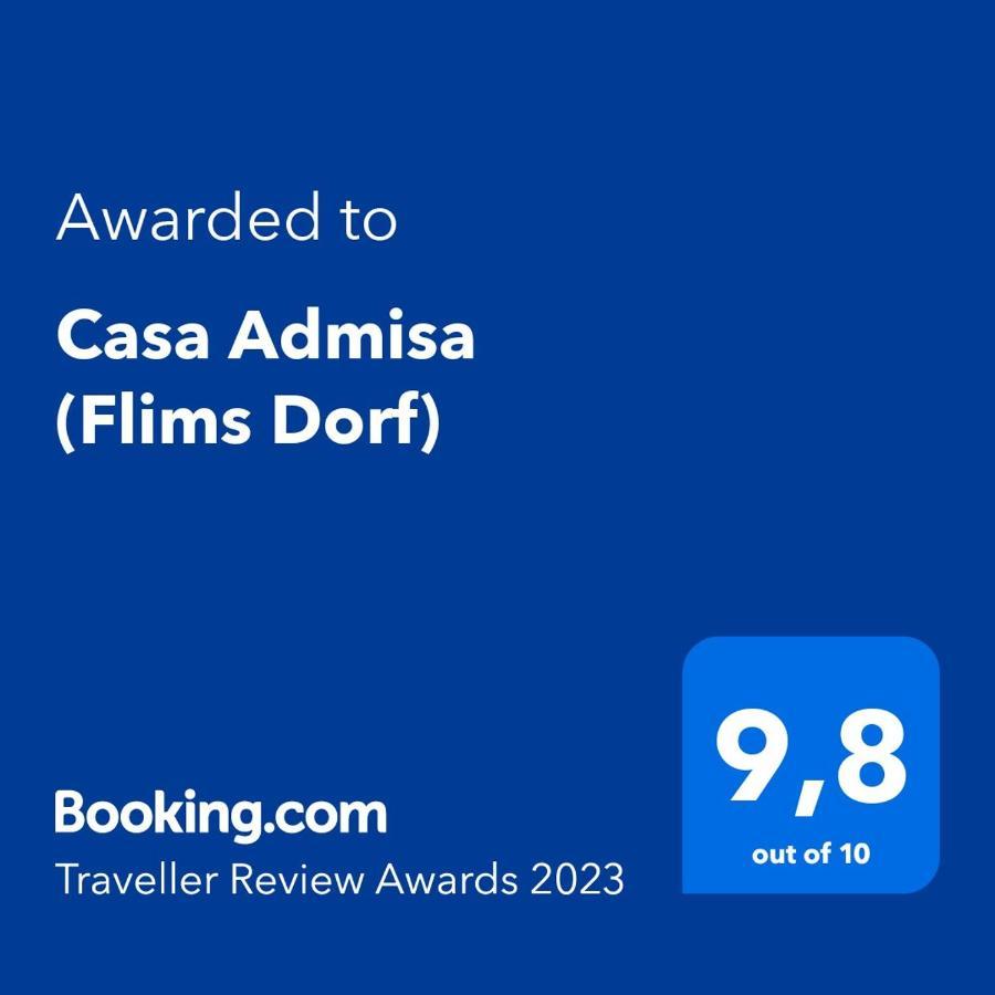 Casa Admisa, Spektakulaere Aussicht, Ski In And Out, Hochwertige Einrichtung, Valserstein Und Eiche Флимс Екстериор снимка