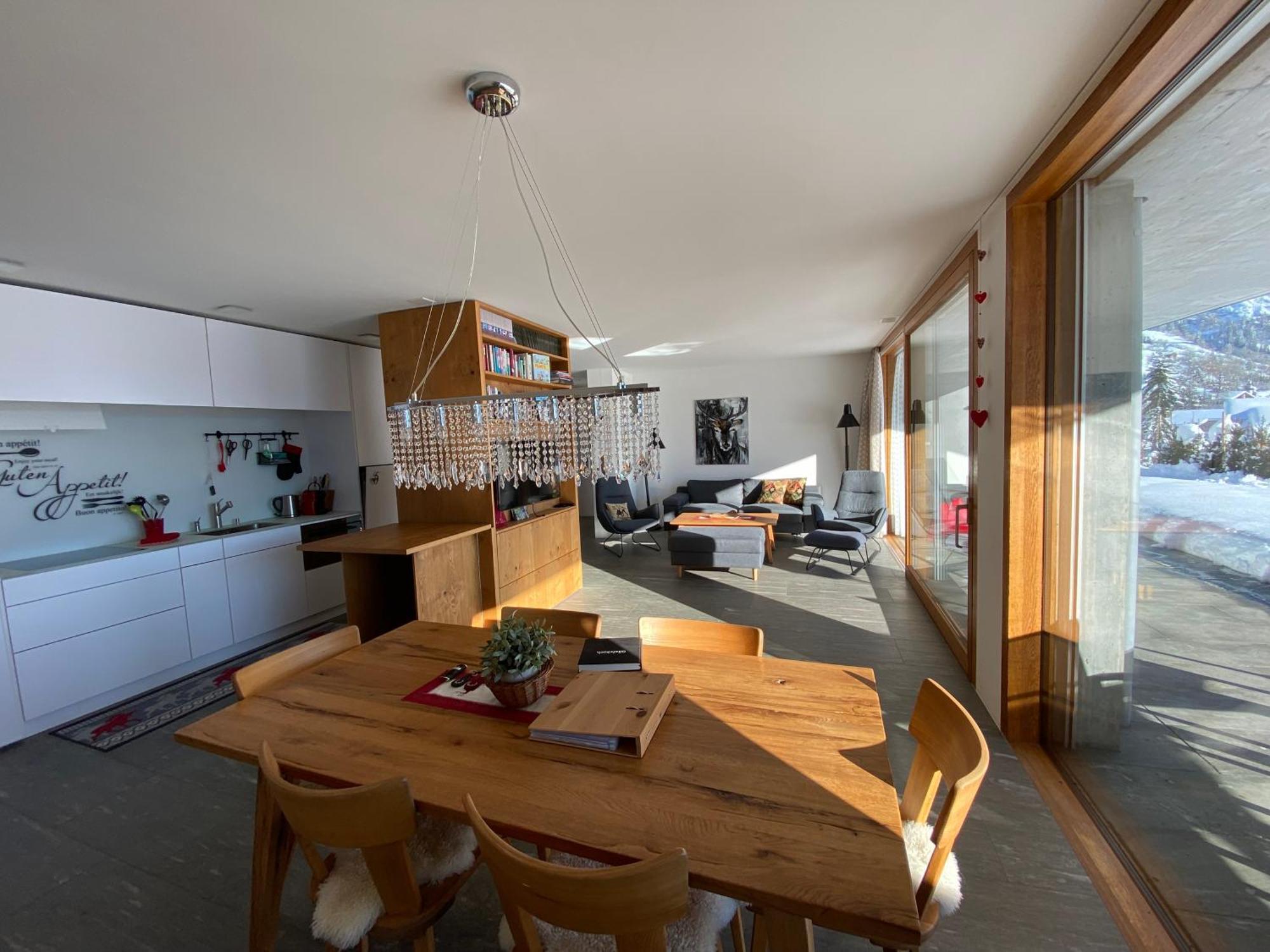 Casa Admisa, Spektakulaere Aussicht, Ski In And Out, Hochwertige Einrichtung, Valserstein Und Eiche Флимс Екстериор снимка