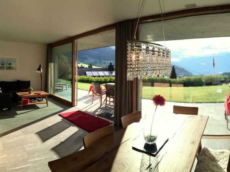 Casa Admisa, Spektakulaere Aussicht, Ski In And Out, Hochwertige Einrichtung, Valserstein Und Eiche Флимс Екстериор снимка